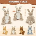 thumbnail image 4 of MaoGoLan 5 Pcs kangaroo 20.5'' Large Stuffed Animal Mommy Roo with 4 Babies, 4 of 8