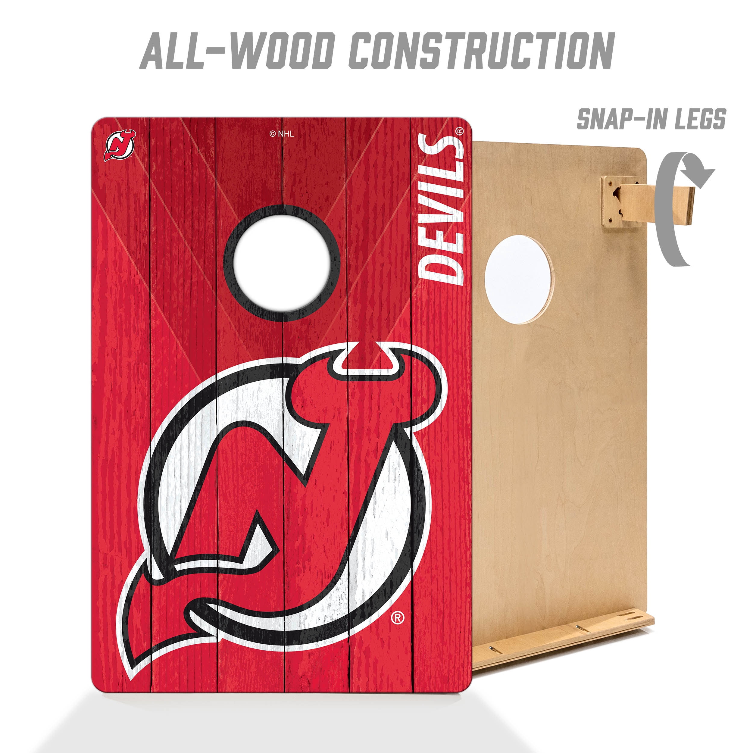 YouTheFan NHLNew Jersey Devils 2' x 3' Cornhole Game