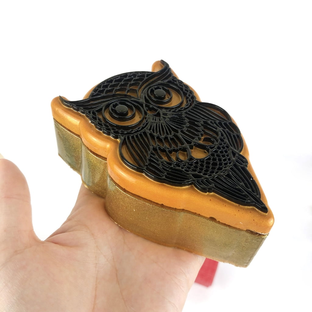 Geemin Silicone Owl Shaped Tray Mold Resin Tray Molds for Jewelry and Sewing Supplies Storage Tray Silicone Epoxy Casting Mold