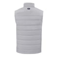 thumbnail image 3 of Men's Cutter & Buck Gray Marshall Thundering Herd Evoke Hybrid Eco Softshell Recycled Full-Zip Vest, 3 of 3