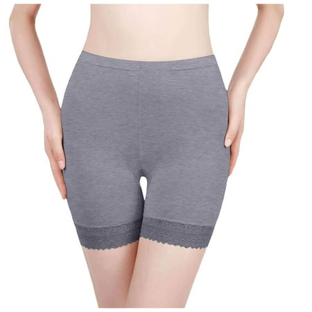 2024 Shorts for Under Womens Underwear Loose Dresses Chafing Thigh Bands Cotton Shorts Pack Underwear Women Girls Lace Nylon Panties Low Stretch Short Pants Safety trousers