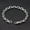 7inch, variant on Real 925 Sterling Silver Bracelet Thai Silver Square Vintage Lobster Clasp Link-7.87inch