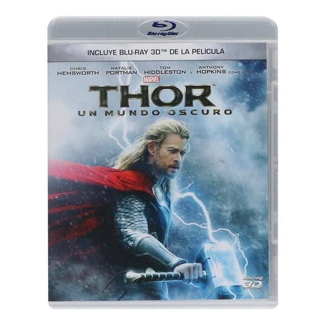 Thor 2 Un Mundo Oscuro DISNEY PIXAR Blu ray 3D