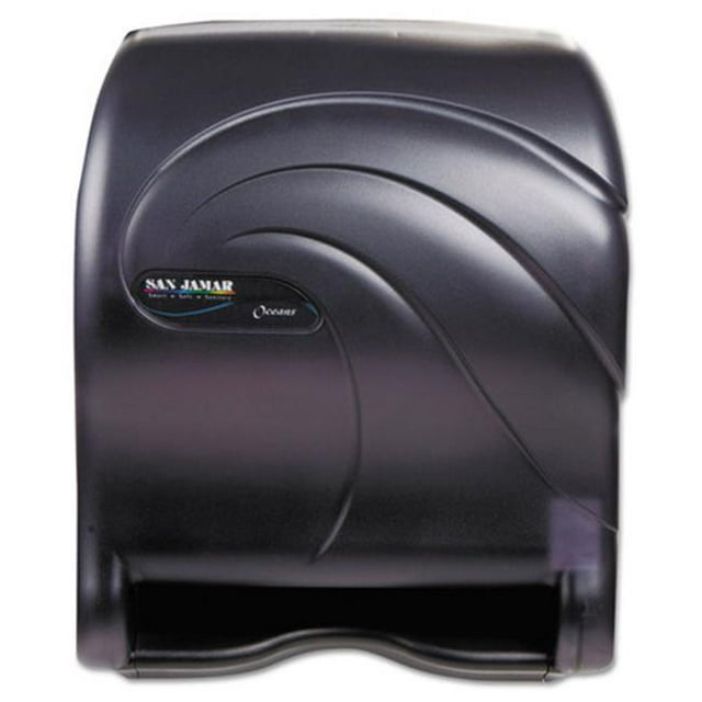 San Jamar T8490TBK Oceans Smart Essence Distributeur de Serviettes Électronique, Noir
