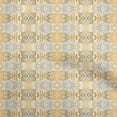 thumbnail image 1 of oneOone Polyester Spandex Mustard Yellow Fabric Abstract Line Fabric For Sewing Printed Craft Fabric By The Yard 56 Inch Wide, 1 of 4