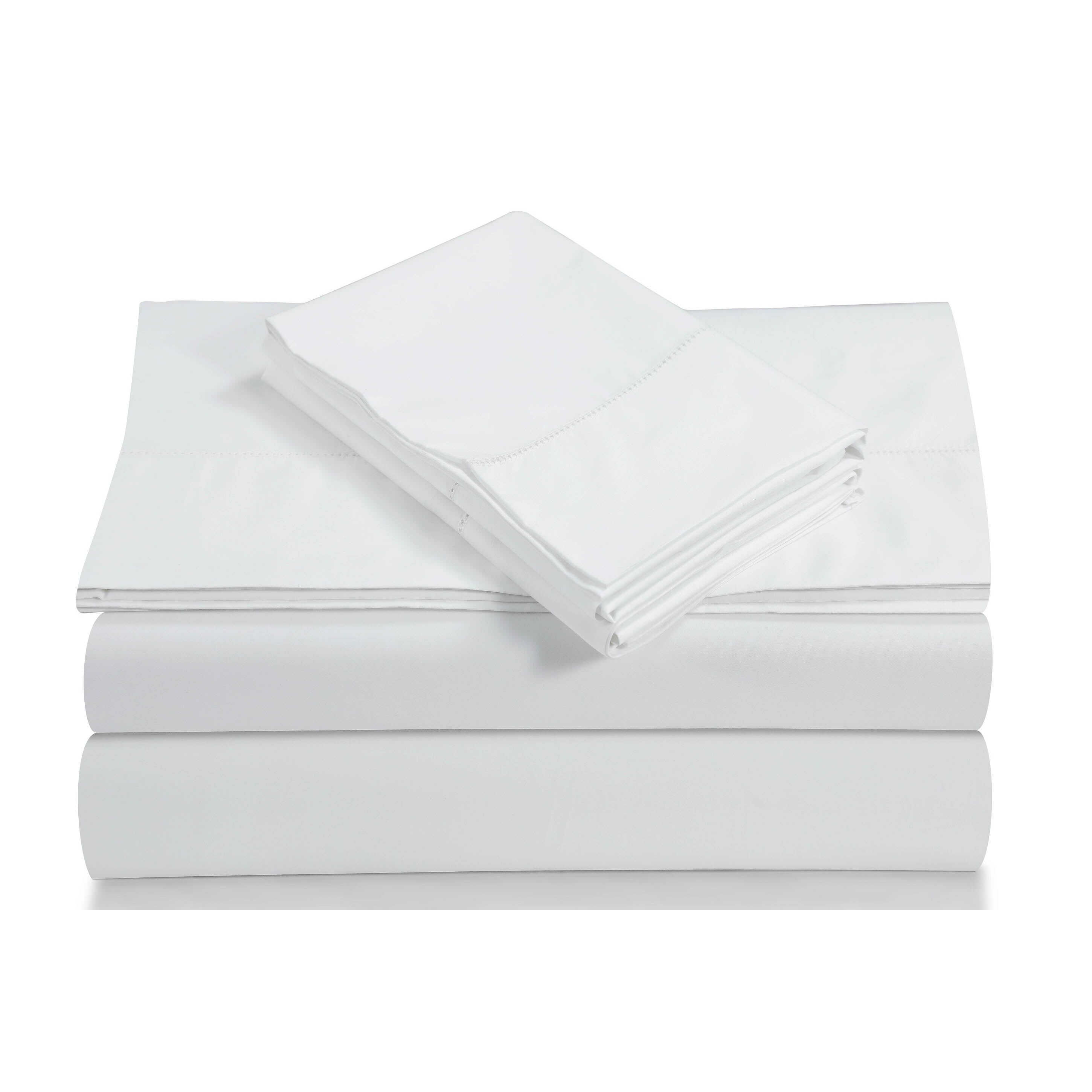 Egyptian Cotton 800 TC Deep Pocket Sheet Set with Luxury-size Flat ...