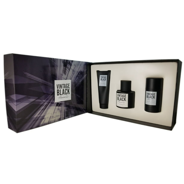 Kenneth Cole - Kenneth Cole Vintage Black Cologne Gift Set for Men, 3 ...