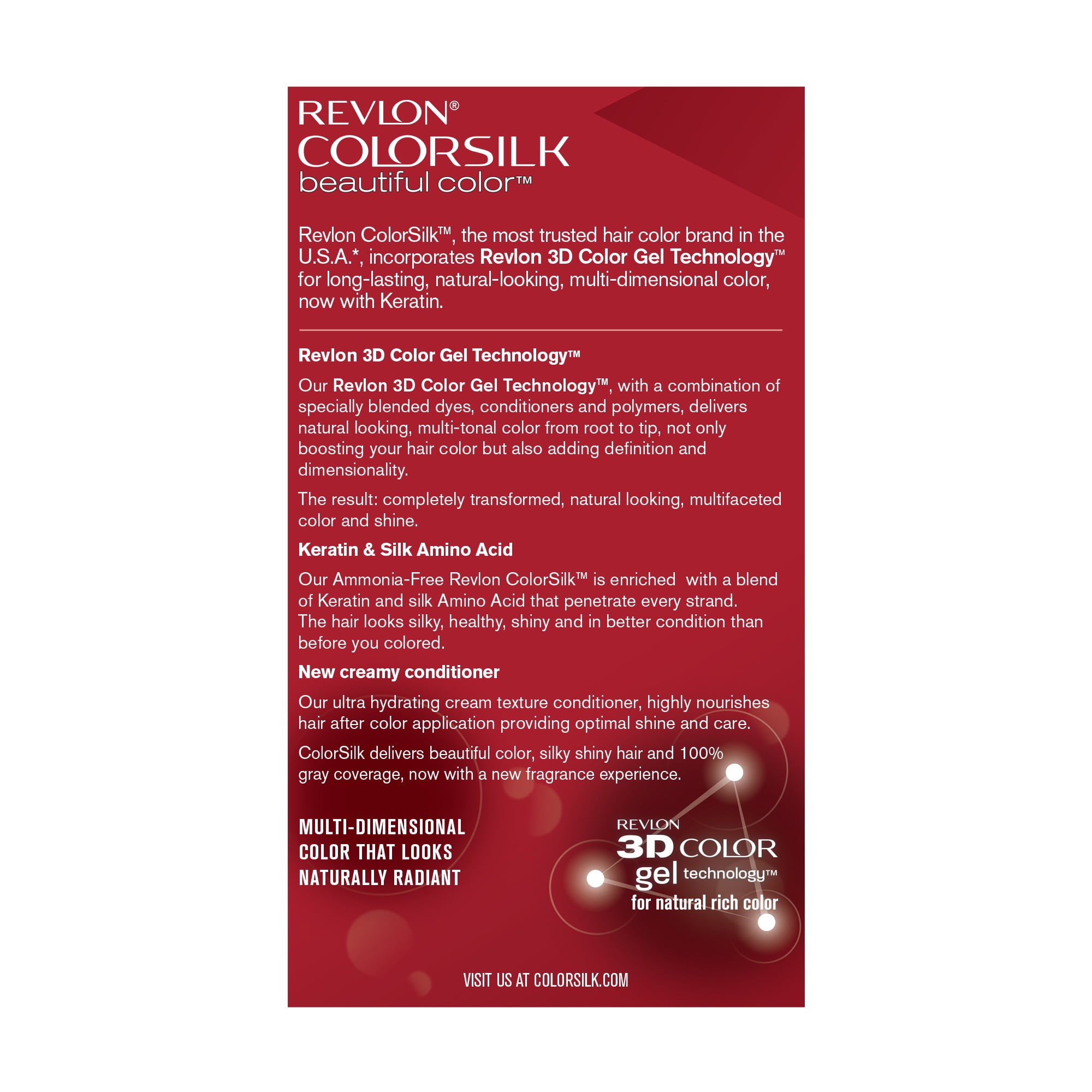 Revlon Colorsilk Beautiful Color Hair Color Dark Mahogany