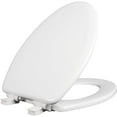 thumbnail image 3 of MAYFAIR NextStep Toilet Seat with Built-in Potty Training Seat will Reduce Clutter, Slow Close and Never Loosen, ELONGATED, Durable Enameled Wood/Long Lasting Plastic, White, 183/1883SLOWA 000, 3 of 10