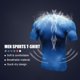 thumbnail image 3 of TFixol Camiseta deportiva para hombre con estampado 3D y cuello redondo, manga corta, rápida, 3 of 8