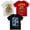 Red / black / grey, variant on Harry Potter Toddler Boys 3 Pack Pullover T-Shirts Toddler to Big Kid