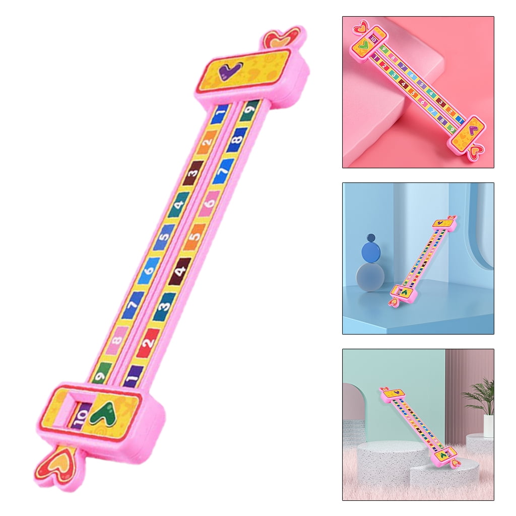 Details about   Kids Early Educational Toy Ruler Math Calculating Color Cognition Gift Kid 