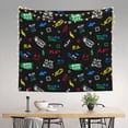 thumbnail image 2 of Pofeuu Gamepads Print Wall Tapestry Decoration Wall Hanging Tapestry 60 x 51 Inch, 2 of 6