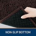 thumbnail image 6 of Wozola Chenille Bathroom Rug, Coffee Ultra Soft Absorbent Bath Mat, Non-Slip Machine Washable Shower Floor Rug for Bathroom, Tub & Entryway, 16"x24", 6 of 6