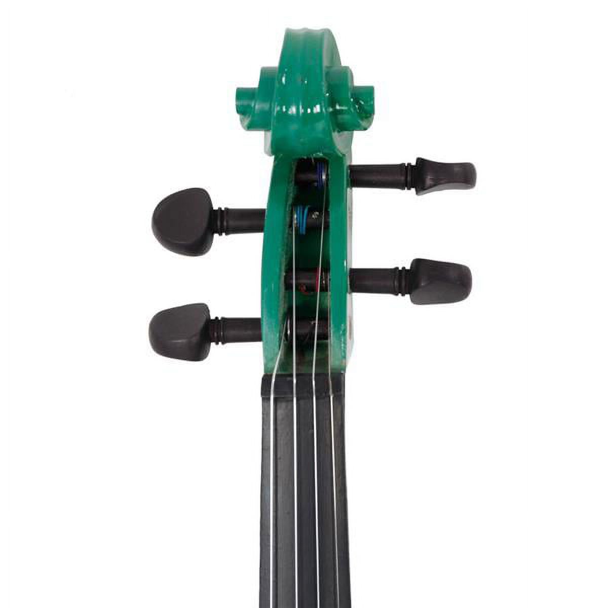 New 4/4 Acoustic Violin Case Bow Rosin Green
