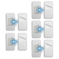 thumbnail image 3 of 1set/5set Silver Black Magnetic Cabinet Drawer Catches Stainless Steel Door Adhesive Invisible Magnets Closet 4*2cm Tool, 3 of 8