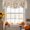 Yellow, variant on Farmhouse Daisy Tie Up Valance Curtains for Windows, Kitchen Curtains Window Treatments, Country Botanical Floral Blossom Short Window Shades Valances for Bedroom Bathroom Cafe 42"x12"