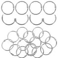 thumbnail image 4 of KAKOWELY flash card rings 50Pcs Flash Card Rings Buckle Rings Buckle Gifts Card Loose Leaf Rings Buckle for Diy1.18"X1.18"X0.12", 4 of 4