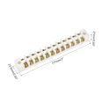 thumbnail image 2 of Porcelain Ceramic Terminal Block 12 Way High Temperature 177x23.5x21mm for Wire Connector, 2 of 4
