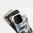 thumbnail image 4 of Semi Truck For All iPhone Series Tough Phone Case Watercolor Mountain Landscape White Grey, 4 of 7