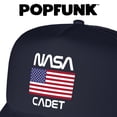 thumbnail image 4 of Nasa Cadet American Flag Foam Snapback Trucker Hat - Unisex for Men and Women, 4 of 5