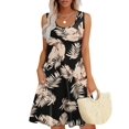 thumbnail image 1 of Vestido de verano WEESO Trendy sin mangas con bolsillos para mujer, 1 of 4
