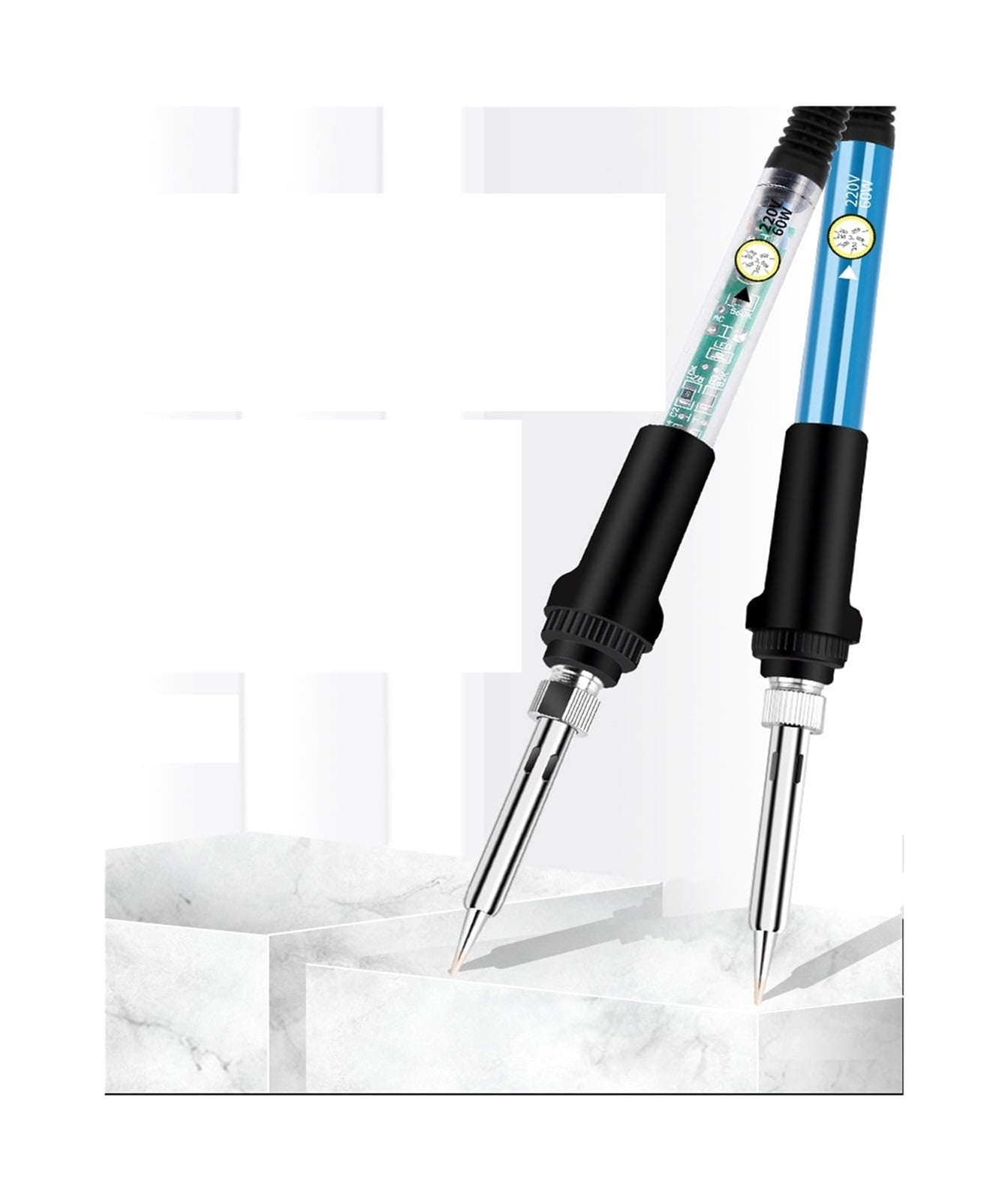 Adjustable Temperature Welding Soldering Iron, Fast Heating Thermostatic Design Welding Tools,Electronics Soldering Iron Kit ,Portable