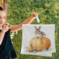 thumbnail image 4 of Coolnut Autumn Pumpkins Rabbit Hand Towels 2 PCS, Ultra Soft and Highly Absorbent, Decorative Fingertip Towel for Home, Bathroom, Kitchen, 28.3"x14.4", 4 of 4