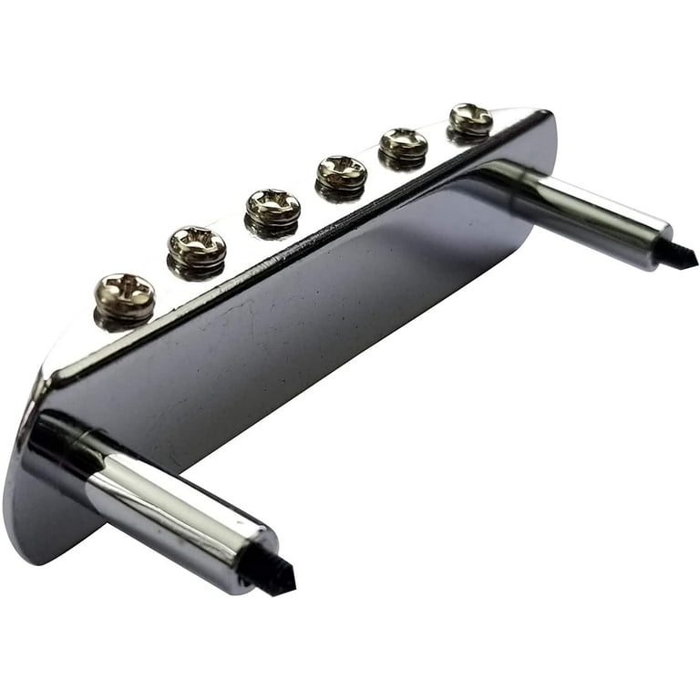 Long Beach Music Fender Mustang Bridge, Chrome-Plated Saddle Long Beach Music Fender Mustang Bridge, Chrome-Plated Saddle