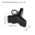 thumbnail image 2 of Uxcell Plastic Fishing Hook Bonnets Treble Hook Covers Fit for 1,2,3, Black 50 Pack, 2 of 6