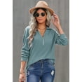 thumbnail image 2 of Women's O-Ring Zip-Up Sweatshirt, 2 of 4