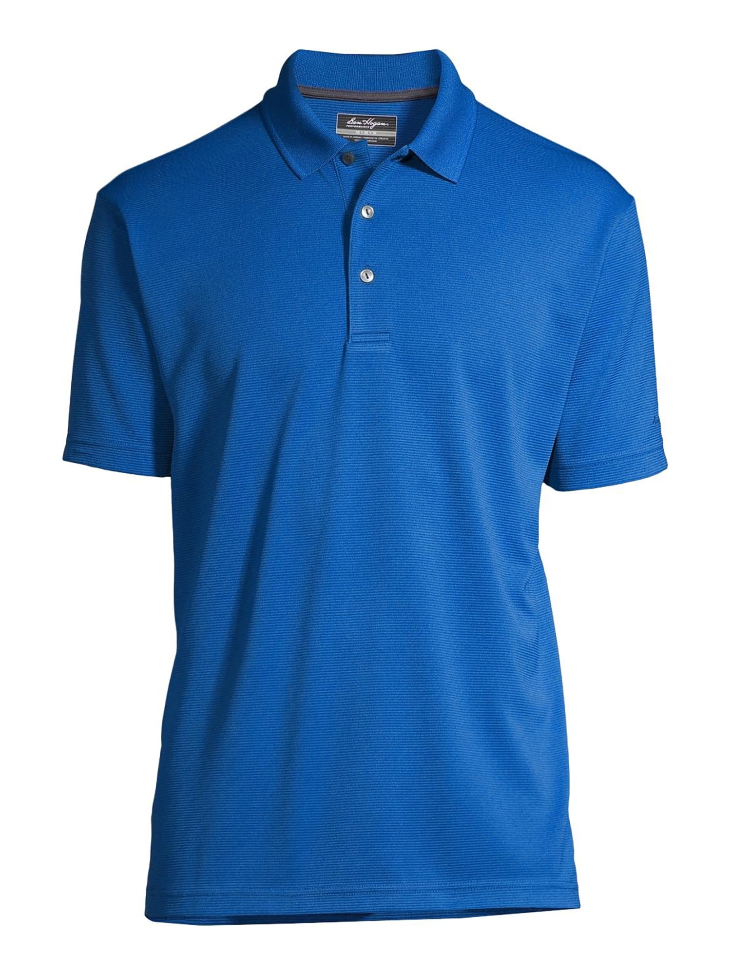 Ben Hogan Men's & Big Men's Performance Solid Polo Shirt with Short Sleeves, Sizes S-5XL