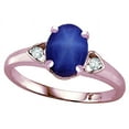 thumbnail image 3 of Star K � Oval 8x6 Created Star Sapphire Love Promise Ring, 3 of 9
