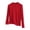 Red, variant on Womens Mock Neck Tops Soft Cotton Pullover Sweater Solid Color Casual Fall Winter Base Layer Blouses (XL, Red)