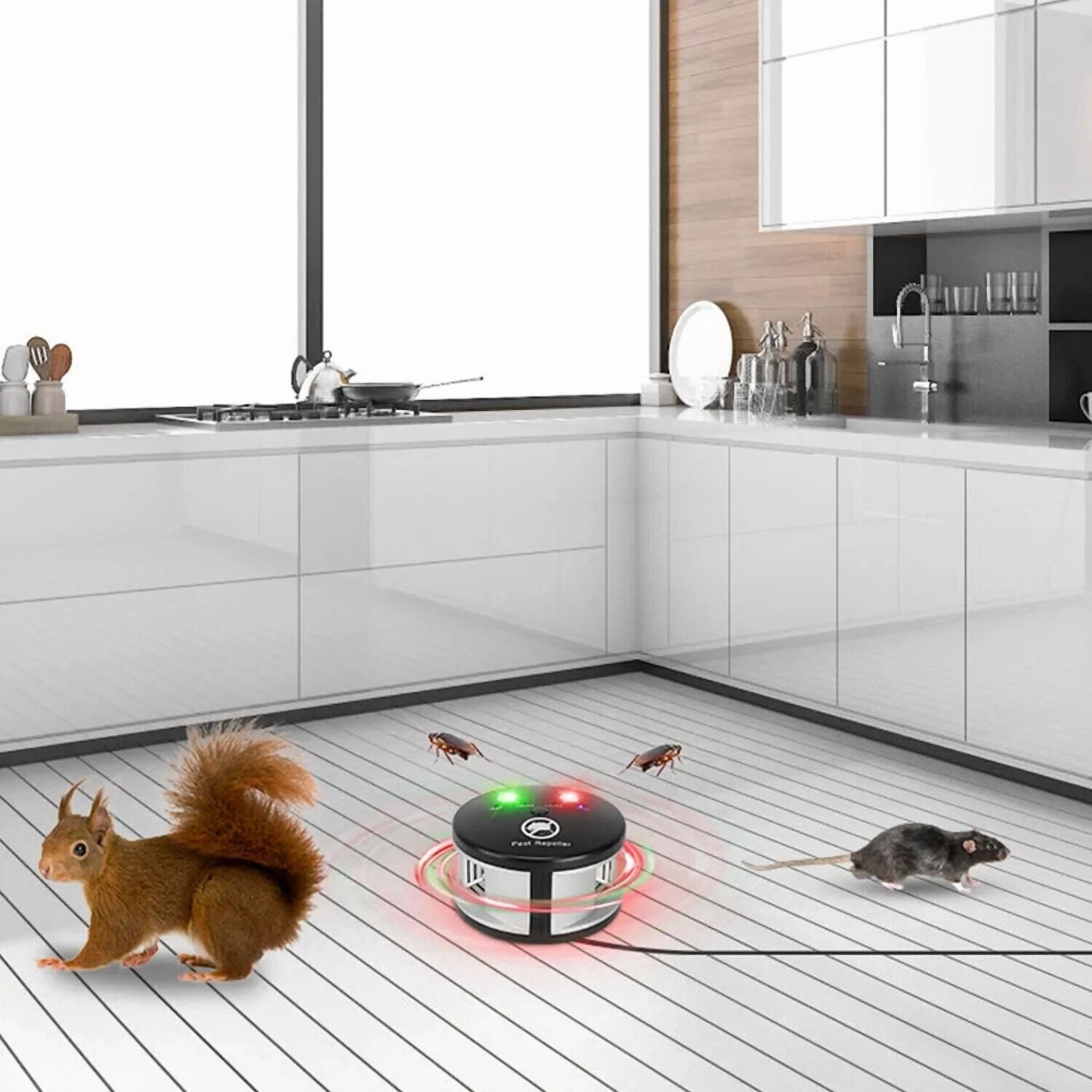 CIRCLE- Ultrasonic Repellent 360° Electronic Control Pest Rat Cat Mice Rodent Repeller