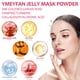 thumbnail image 2 of Mascarilla de gelatina YMEYFAN para tratamientos faciales, 650 g, juego de 6 tarros con oro y rosa, 2 of 5