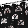thumbnail image 4 of Waterproof Abstract Art Vintage Shower Curtain 72x84 Inch Boho Style Polyester Unique Shower Curtain for Bathroom Hotel Home Decor with 12 Plastic Hooks, 4 of 5