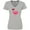 AC-Heather Grey, variant on Inktastic Pink Flamingo Women's V-Neck T-Shirt