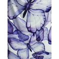 thumbnail image 4 of Tamaño de la mariposa de la mariposa de la mariposa Curved HEM camiseta Rosegal  Camisetas tallas grandes, 4 of 5