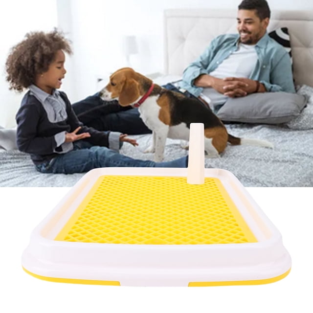 Dog Toilet High Fence Odor Proof Easy Clean Plastic Pee Pad Holder Pet Potty Tray for Small Dogs