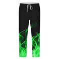 thumbnail image 5 of Wavsuf Sweatsuits 2pcs Sets Mens Jogger Set Long Tight Shirt Sweatshirt and Sweatpants Green Size 2XL, 5 of 7