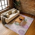 thumbnail image 7 of Addison Rugs Mayfield Premium Machine Washable Transitional Geometric Blush Rectangle Rug, 3' x 5', 7 of 7