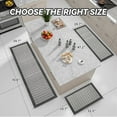 thumbnail image 3 of SIXHOME Non-Slip Kitchen Rug, Washable Absorbent Floor Mat, 19.7"x70.8", Gray, for Sink, Laundry, Hallway, 3 of 6
