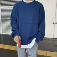 thumbnail image 2 of Men's Round Neck Sweater 2023 New Autumn/Winter Knit Loose and Thickened Korean Pullover Men Clothes, 2 of 5