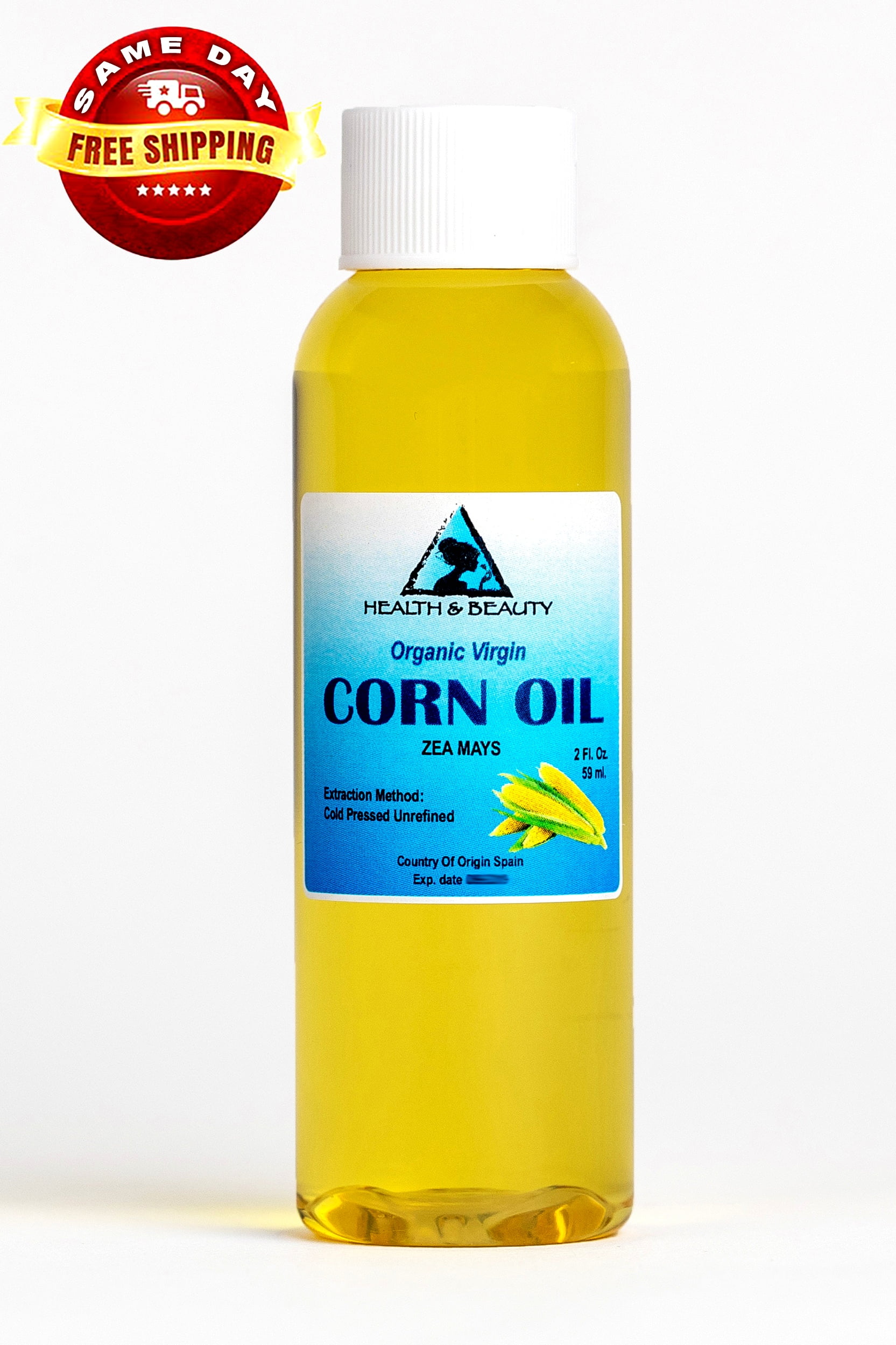 CORN / MAIZE OIL ORGANIC UNREFINED VIRGIN COLD PRESSED RAW PREMIUM PURE