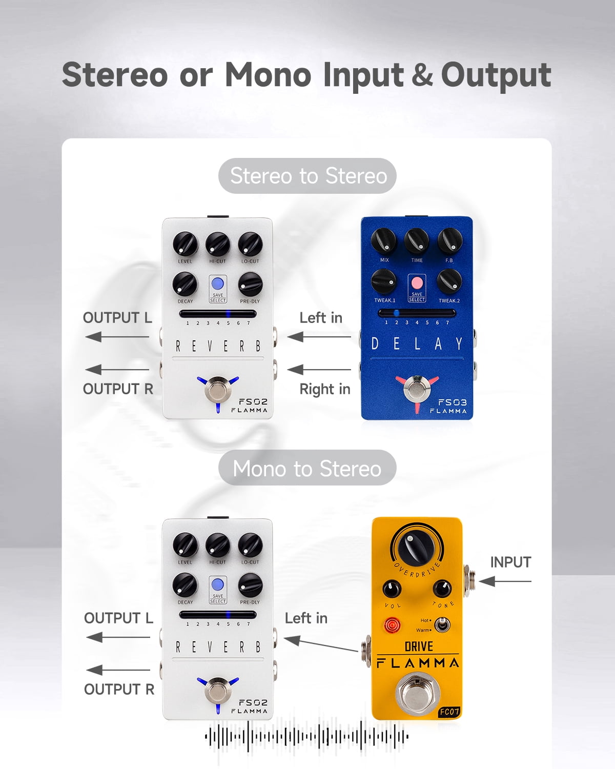 FLAMMA FS02 REVERB 【公式通販】