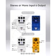 thumbnail image 2 of FLAMMA FS02 Reverb Guitar Pedal Stereo Digital Effects Pedal 7 Storable Preset Slots 7 Reverb Effects Room Hall Church Cave Plate Spring Mod True Bypass Trail On, 2 of 8
