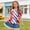 Independence Day Print C, variant on Girls American Flag Graphic Tee Tie-Dye Printed One Shoulder Tops Independence Day T-Shirts Multicolor Size 5