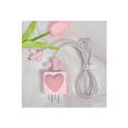 thumbnail image 2 of -Funda Protector De Cable Para iPhone Cargador Adaptador GRIS/ROSA, 2 of 2