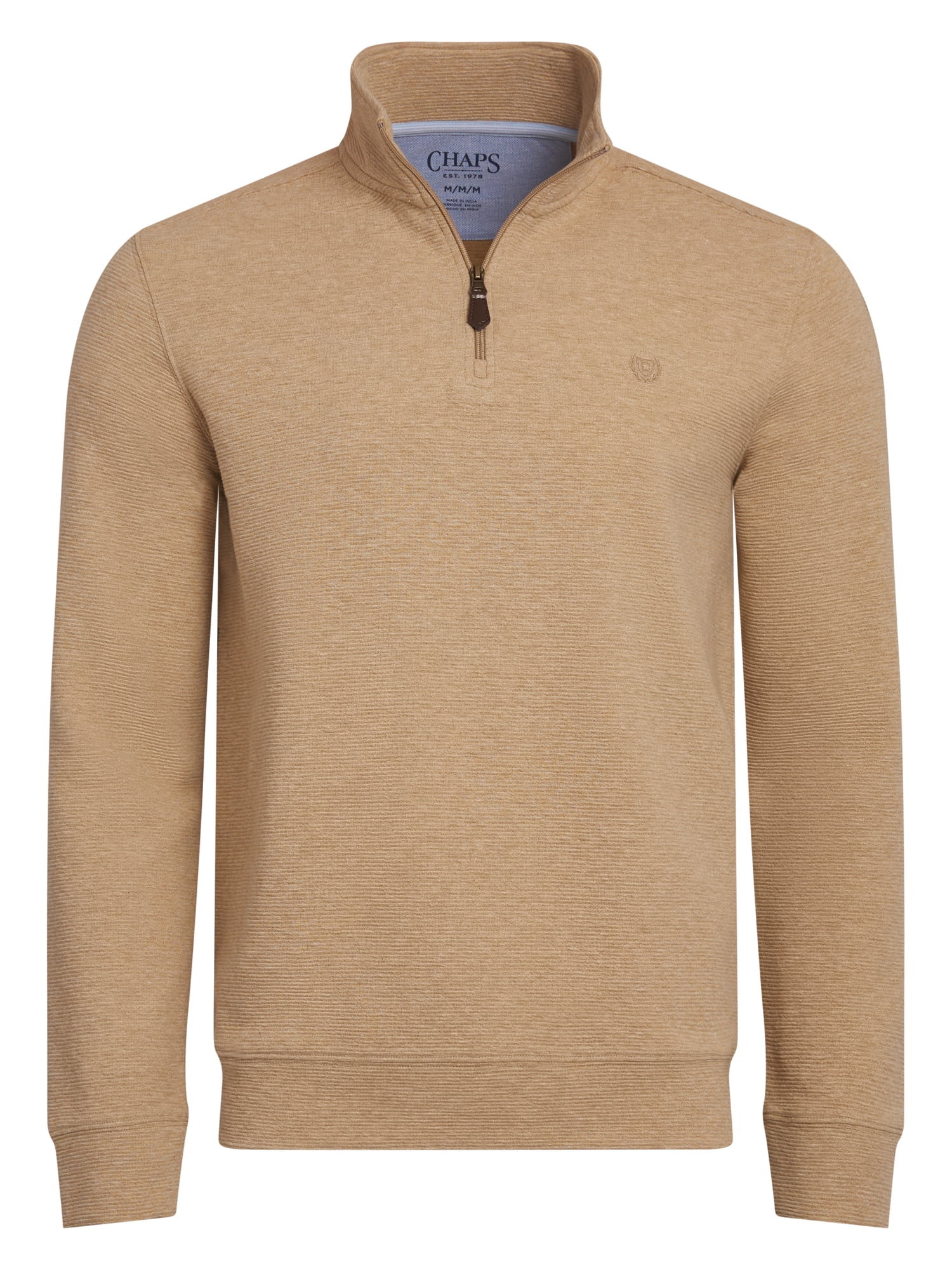 Chaps Men's & Big Men's Jaspe Quarter Zip Sweater, Sizes S-3XL
